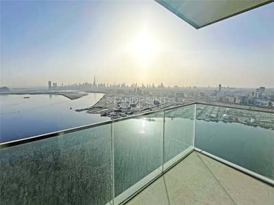 3 Bedroom Apartment for Rent in Dubai Creek Harbour, Dubai - Vacant | Skyline Views | Chiller Free