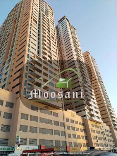 1 Bedroom Flat for Rent in Al Rashidiya, Ajman - FOR RENT: Big 1 BHK Apartment Available For Rent in AJMAN ONE TOWER in just AED 36,000/ With Parking 4 Chqs 2 MINUTES AWAY FROM AJMAN CORNICHE