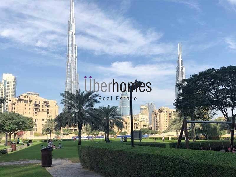 Semi furnished 1 bedroom with Canal view