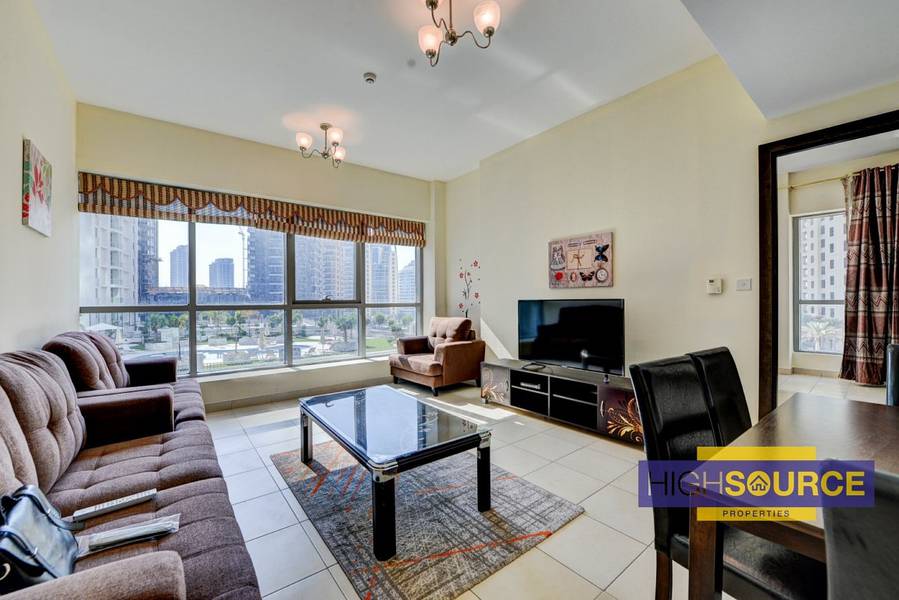 Furnished 1Bed for rent in the Point Tower