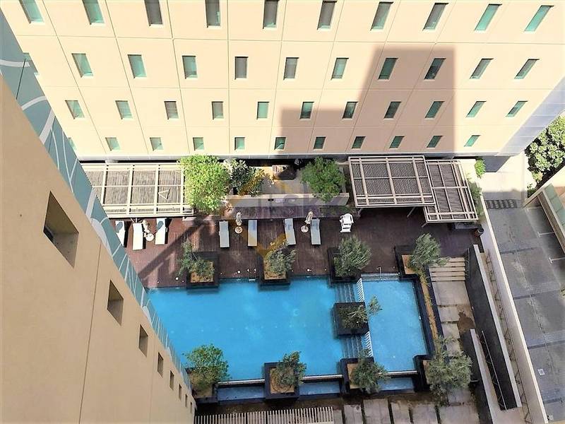 Pool view|1br Apartment for Sale|Balcony Pool view|1br Apartment for Sale|Balcony