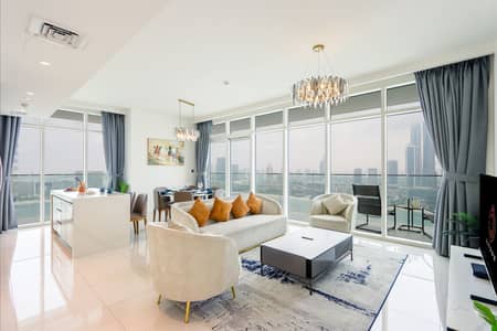 شقة 3 غرف نوم للايجار في دبي هاربور‬، دبي - شقة في سانرايز باي،إعمار بيتشفرونت،دبي هاربور‬ 3 غرف 30000 درهم - 6906318