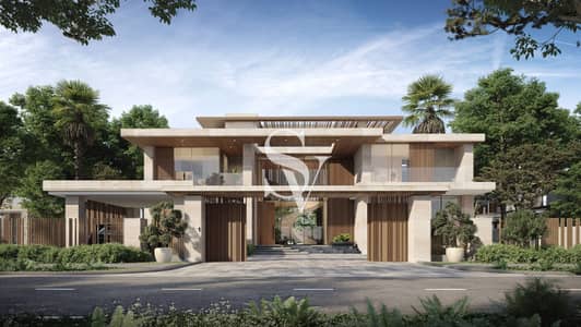 6 Bedroom Villa for Sale in Tilal Al Ghaf, Dubai - On the Lagoon Mansion | Expansive  B+G+2 Layout
