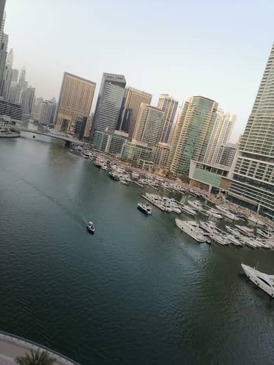 Dubai marina , 3 b/r with attached washrooms , marina view and sheikh Zayed road view , balcony