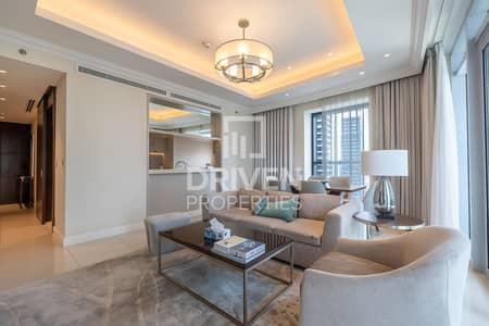 2 Bedroom Apartment for Rent in Downtown Dubai, Dubai - Furnished Unit w/ Burj and Fountain View