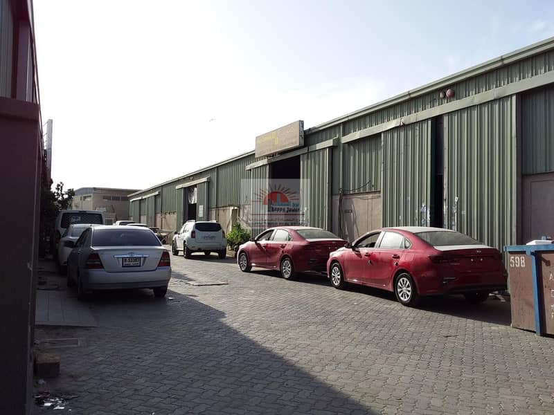 3,600 sq. fts warehouse on main Road opp. used car complex for rent  in Ras Al Khor