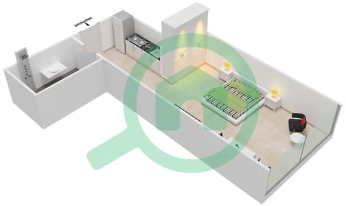 洛雷托公寓2B楼 - 2 卧室公寓单位10  FLOOR 7-8戶型图