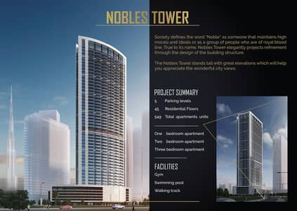 Appreciate the wonderful city view of Dubai at Nobles Tower
