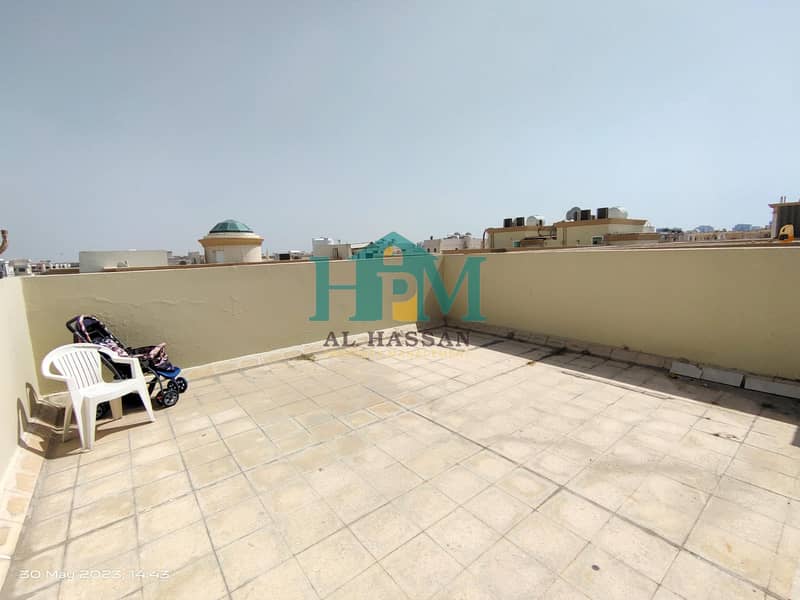 Amazing 1BHK With Private Huge Terrace Walking Distance To Shabiya At MBZ