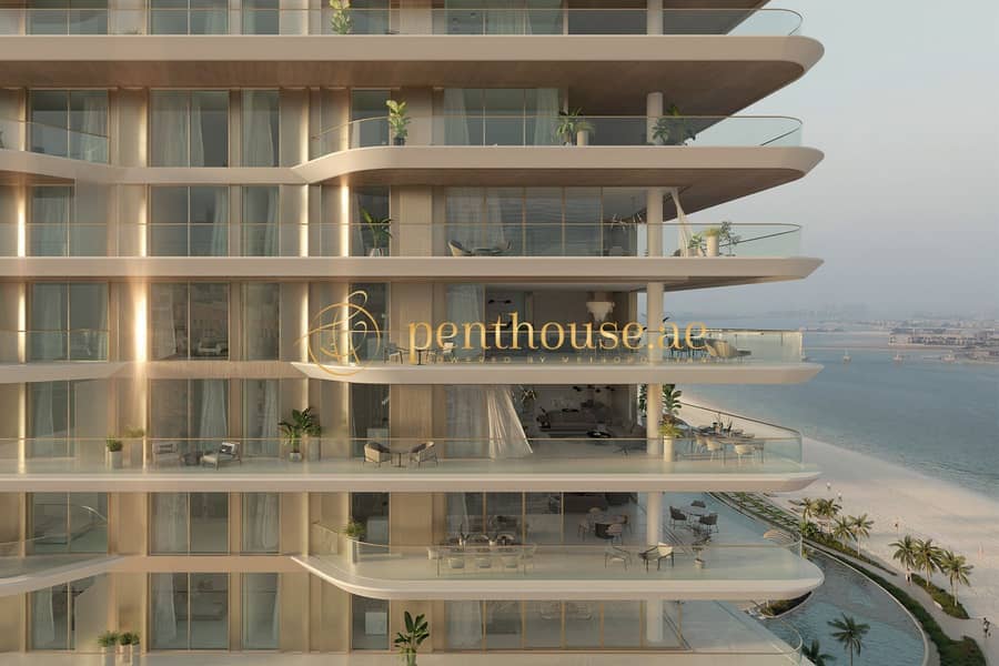 位于朱美拉棕榈岛，塞雷尼亚生活馆 4 卧室的顶楼公寓 31000000 AED - 6671480