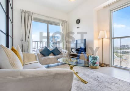 2 Bedroom Apartment for Rent in Dubai Hills Estate, Dubai - Living room