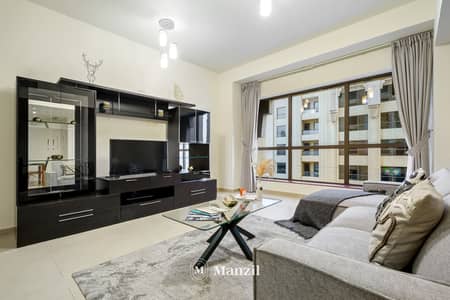 2 Bedroom Flat for Rent in Jumeirah Beach Residence (JBR), Dubai - Living Area