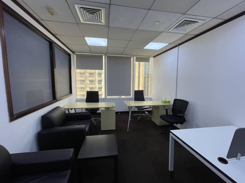 FULLY FURNISHED OFFICE IN MONTHLY PAYMENT