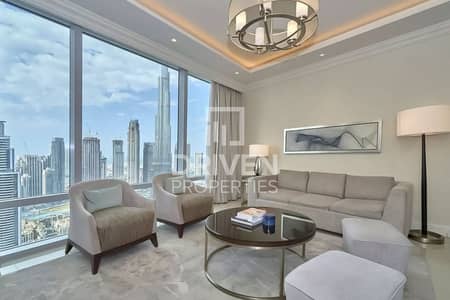 2 Bedroom Hotel Apartment for Sale in Downtown Dubai, Dubai - Address Fountain Views full Burj View