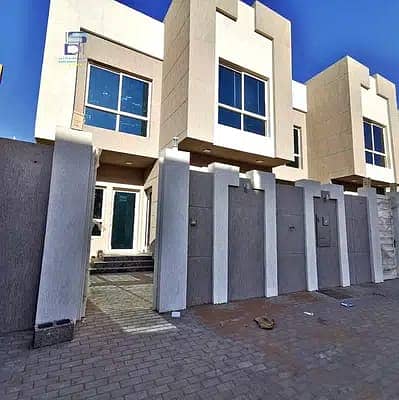 For rent, a villa for the first inhabitant, an excellent location near Dubai, all facilities and services are present, and near Emirates Road