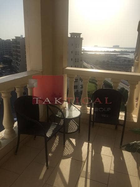 Fully Furnished Apt| Full Sea View  | Balcony