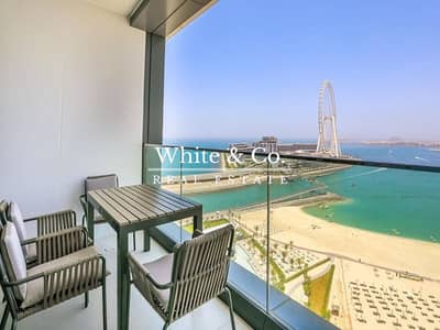 3 Bedroom Flat for Rent in Jumeirah Beach Residence (JBR), Dubai - Sea, Beach and Ain Views  | Mid Floor