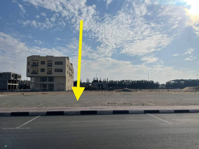 Two commercial residential plots of land for sale in Al Jurf Industrial 2, Ajman Emirate.
