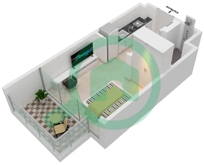 المخططات الطابقية لتصميم الوحدة 18 FLOOR 2,4,6,8 شقة  - عزيزي ريفييرا 24