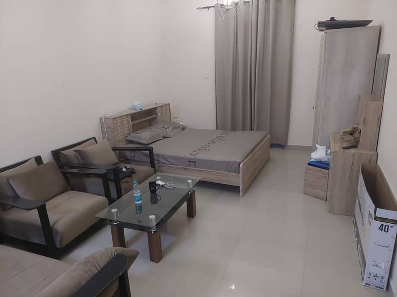 Monthly Fully Furnished Studio for rent In Nuamiya Tower c  Ajman