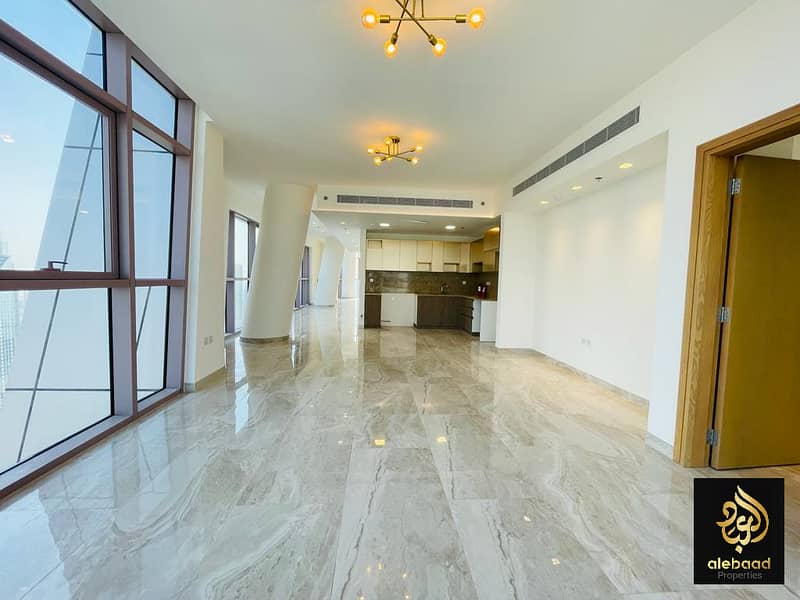 Fully Furnished | Top Floor  | Panoramic Views of Burj Khalifa and SZR | All Amenities
