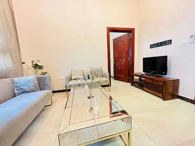 1 Bedroom Apartment for Rent in Khalifa City, Abu Dhabi - Furnished|1BHK|Pvt Entrance|Sep Kitchen|Mon-3500/. Well Finishing | Big Rooms Size In KCA.