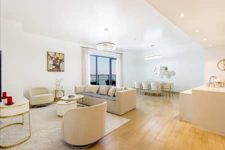 3 Bedroom Apartment for Rent in Jumeirah, Dubai - Livbnb Luxurious Coastal Living - Le Cote (3+1 BR)