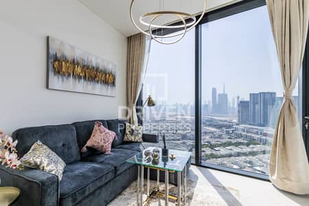 1 Bedroom Apartment for Rent in Sobha Hartland, Dubai - Brand New I Fully Furnished w/ Burj View