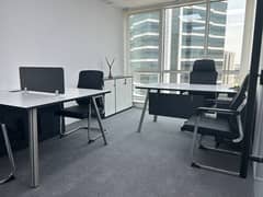 Ready-to-Use Cabin with DED Ejari | All-Inclusive Business Center