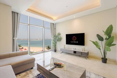 2 Bedroom Flat for Rent in Palm Jumeirah, Dubai - Livbnb Suites - 3 Bedroom Converted into 2