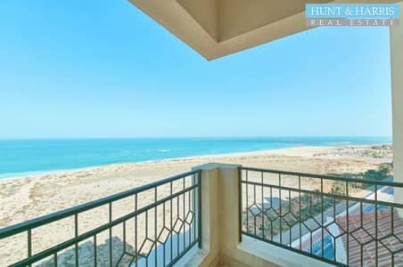2 Bedroom Apartment for Sale in Al Hamra Village, Ras Al Khaimah - Full Sea View - Furnished Two Bedroom With Balcony