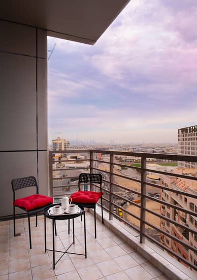 1 Bedroom Apartment for Rent in Al Barsha, Dubai - Delux 1BR King Bed Balcony