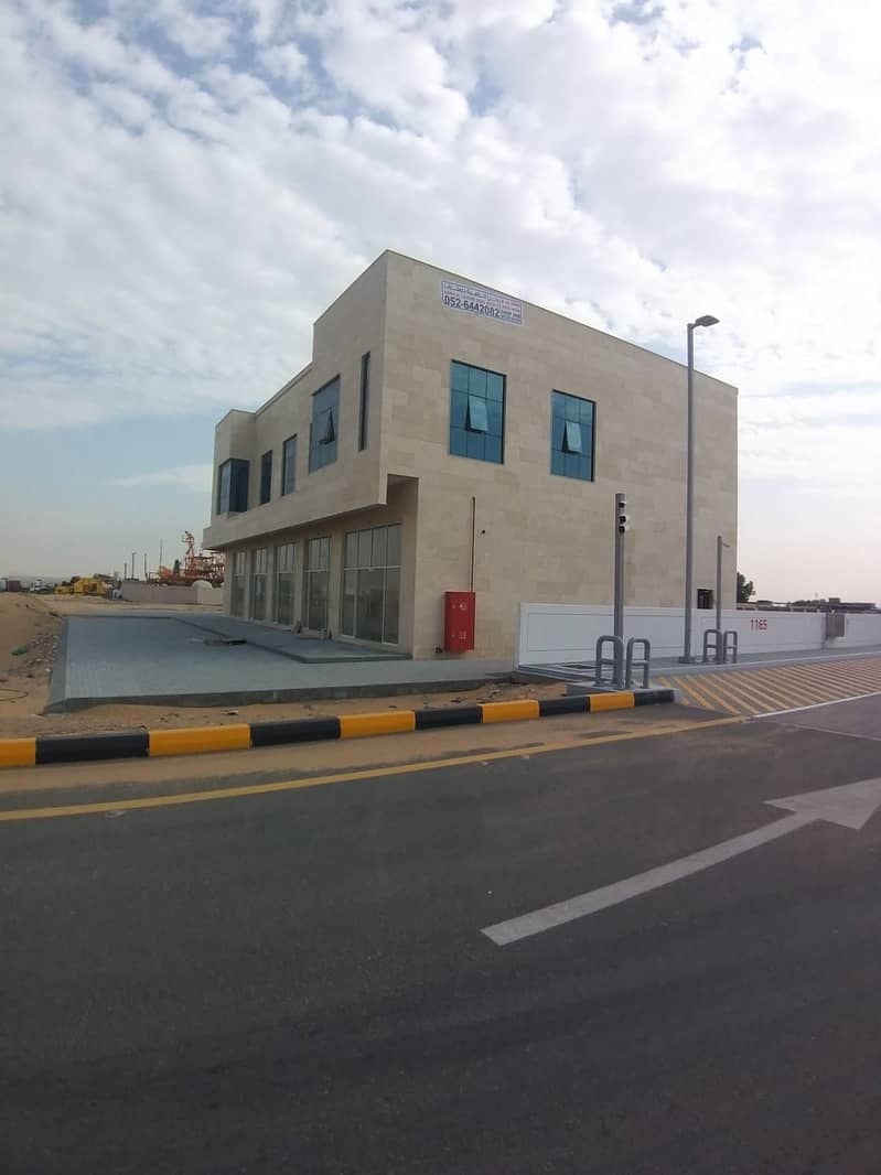 For rent 6 shops in Sharjah / Sajaa area  New building first inhabitant excellent location on the main street
