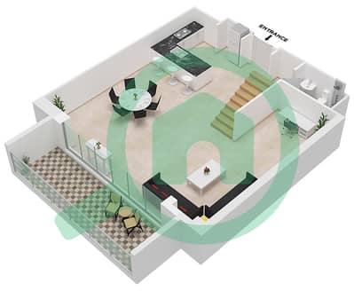 The Terraces - 2 Bedroom Villa Type A2 Floor plan