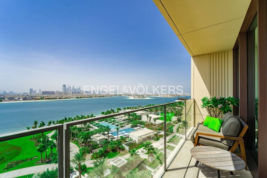 Designer Furnished |Palm & Sky Line View| Ready To Move in