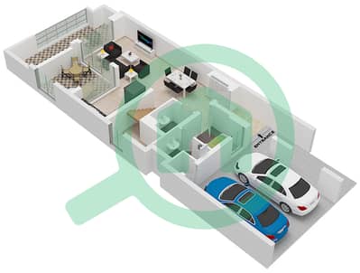 Bliss - 4 Bedroom Townhouse Type/unit TRIPLEX-END 1(AMBER) Floor plan