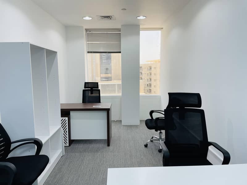 EID OFFER - 230 SFT FULLY FURNISHED OFFICE FOR ONLY AED 28,900/ YEAR