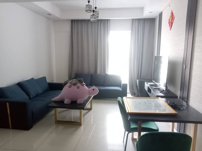 FURNISHED 1 BED Apartment/  BALCONY/ 2 BATHS/ for RENT in Silicon Oasis