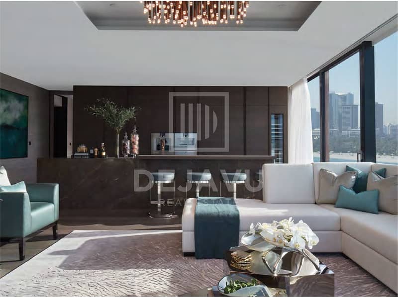 Sea and Burj Al Arab View Luxurious 3BR + Maids