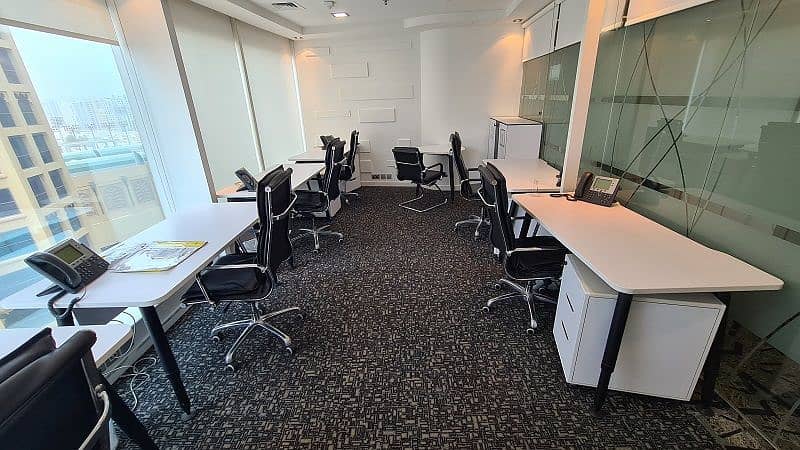 Premium view | Spacious Office Space | All Inclusive Starting AED. 6000/- Monthly.