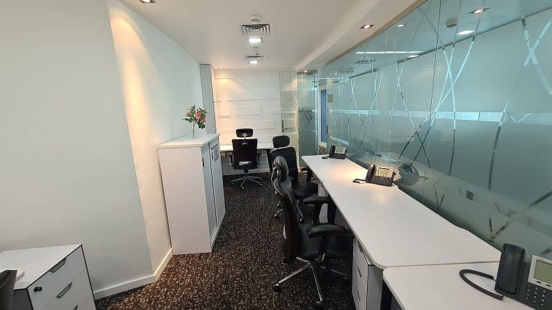 Highly Serivced Offices  starting AED. 4000/- Monthly | Flexible Layout | ADDC | Internet | Tawtheeq all provided
