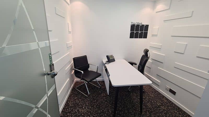 All Inclusive Fully Furnished-fitted office starting AED. 1500/- Monthly | Water and Electricity | Internet  | Tawtheeq