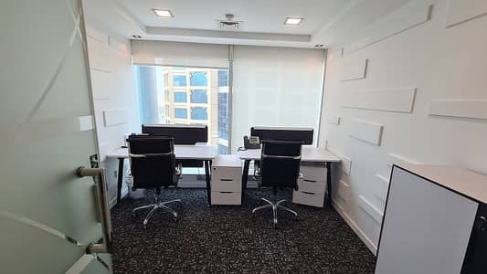 Office for Rent in Al Wahdah, Abu Dhabi - Fabulous All Inclusive serviced office starting AED. 2750/- Monthly