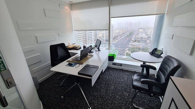 Rent in a High Quality Business Center starting AED. 2500/-  Monthly | Tawtheeq | ADDC | Internet, and more !