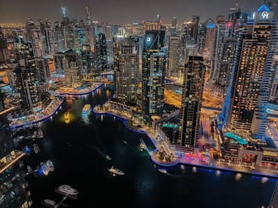1 Bedroom Flat for Rent in Dubai Marina, Dubai - Full Marina View Available for Weekly / Monthly Rental