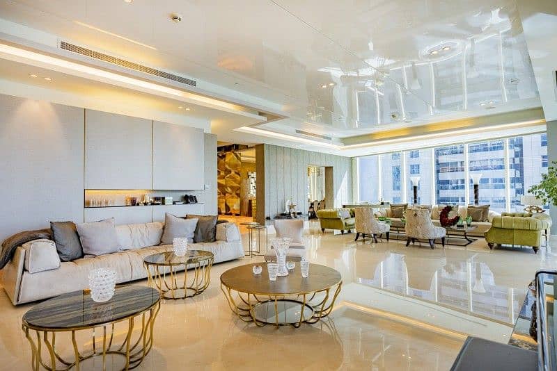 位于迪拜码头，乐活公寓公寓 4 卧室的顶楼公寓 21000000 AED - 6467877