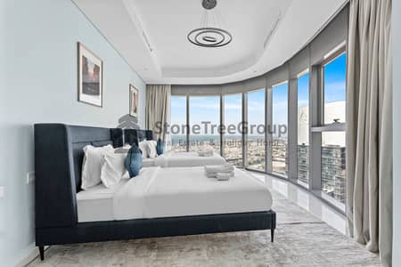 شقة 3 غرف نوم للايجار في الخليج التجاري، دبي - شقة في داماك باراماونت تاور فندق (ميدتاون) و ريزيدنسز،الخليج التجاري 3 غرف 23500 درهم - 6730788