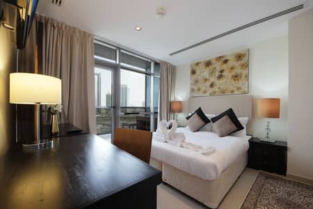 فلیٹ 1 غرفة نوم للايجار في مدينة دبي الرياضية، دبي - شقة في برج سبيريت،مدينة دبي الرياضية 1 غرفة 7000 درهم - 4480131