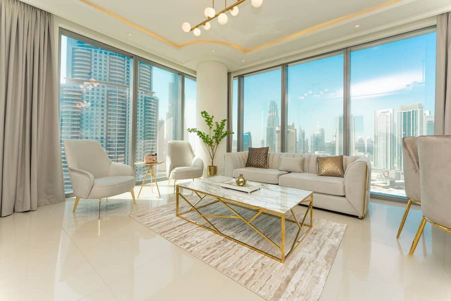 Квартира в Дубай Даунтаун，Бульвар Пойнт, 2 cпальни, 38000 AED - 6653342