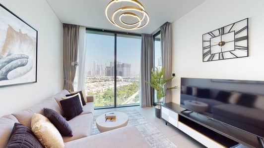 1 Bedroom Apartment for Rent in Sobha Hartland, Dubai - Sophisticatedly Furnished 1BR + Maids in Al Meydan